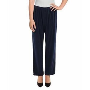 R&M Richard’s Dress Pants in Navy Plus Size 22W Elastic Waistband NEW